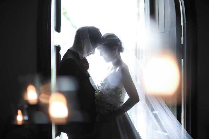 チャペルロケプラン【洋装】結婚式場「ザ・グリーンカーメル」での撮影|撮影60分|全データ50カット付き