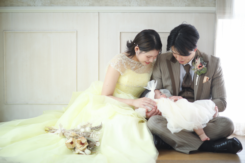 通常金額より半額!|お子様も一緒に撮影|【ファミリープラン】スタジオ撮影|お子様衣装1着付き