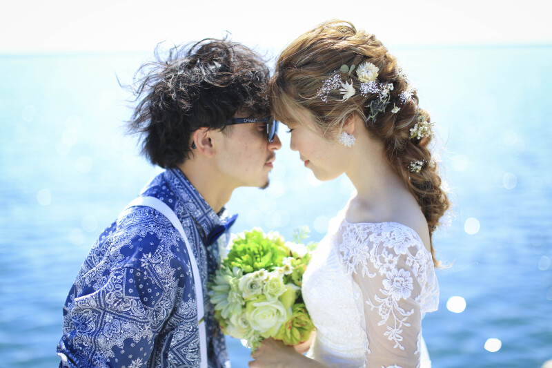 【洋装ロケ】三津浜ロケプラン|60分撮影・全データ50カットお渡し|ヘアメイク・着付付き