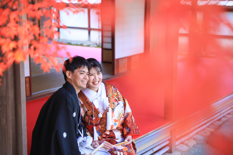 《秋早割キャンペーン|¥187,000→¥134,200》和装・洋装♦スタジオ+ロケフォト♦全データ50カット