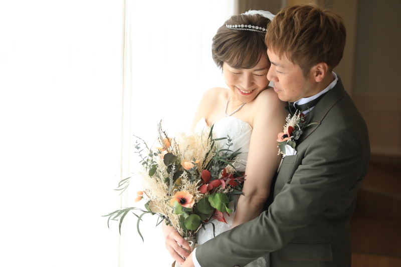 【シンプルに前撮りされたい方へ!】洋装スタジオシンプルプラン|データ1カット