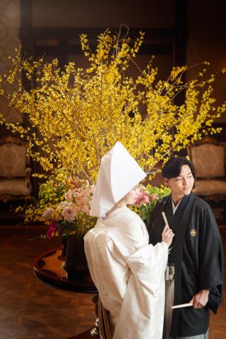 白無垢もドレスも贅沢に。百花籠の多彩なロケーションで残す3着フォトウエディング