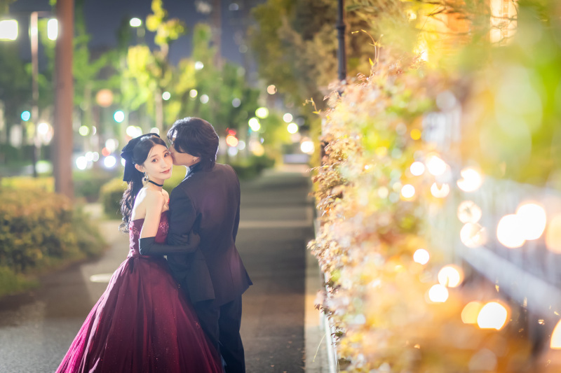studio HYAKKAROU(スタジオ百花籠)_夜景で撮影できる