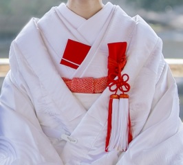 白無垢【小物赤/襟白無地】