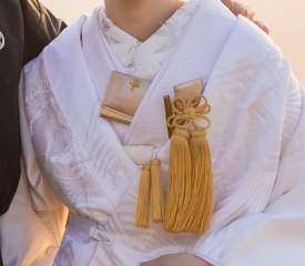白無垢【小物ゴールド/襟白刺繍有り】