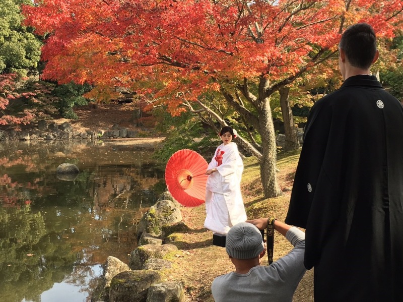 1人ずつのショットも和風に⌣̈⃝ ♡ ⌣̈⃝ ♡