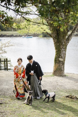 二人のキューピッド♡愛犬と一生に一度の大切な思い出を♡