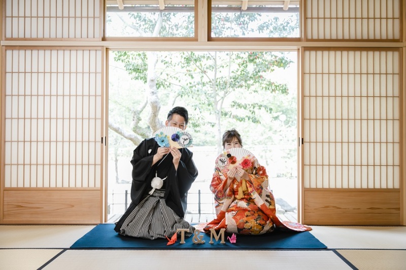 個室のお部屋での撮影！