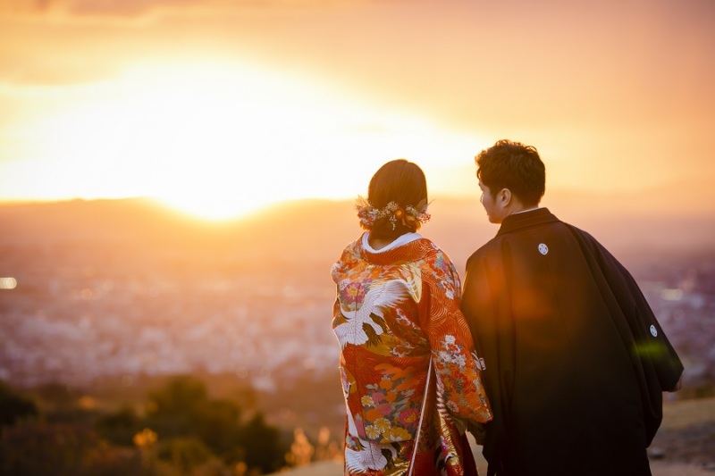 最後は若草山にて