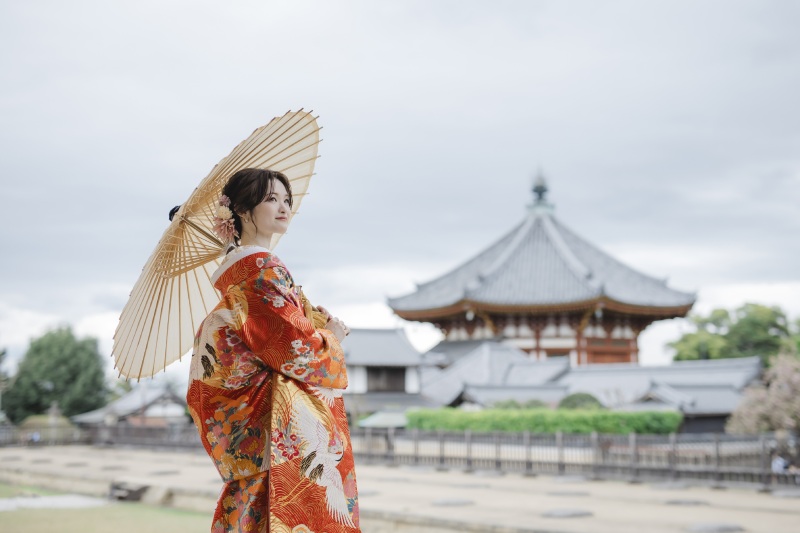 まるでパンフレットのような撮影