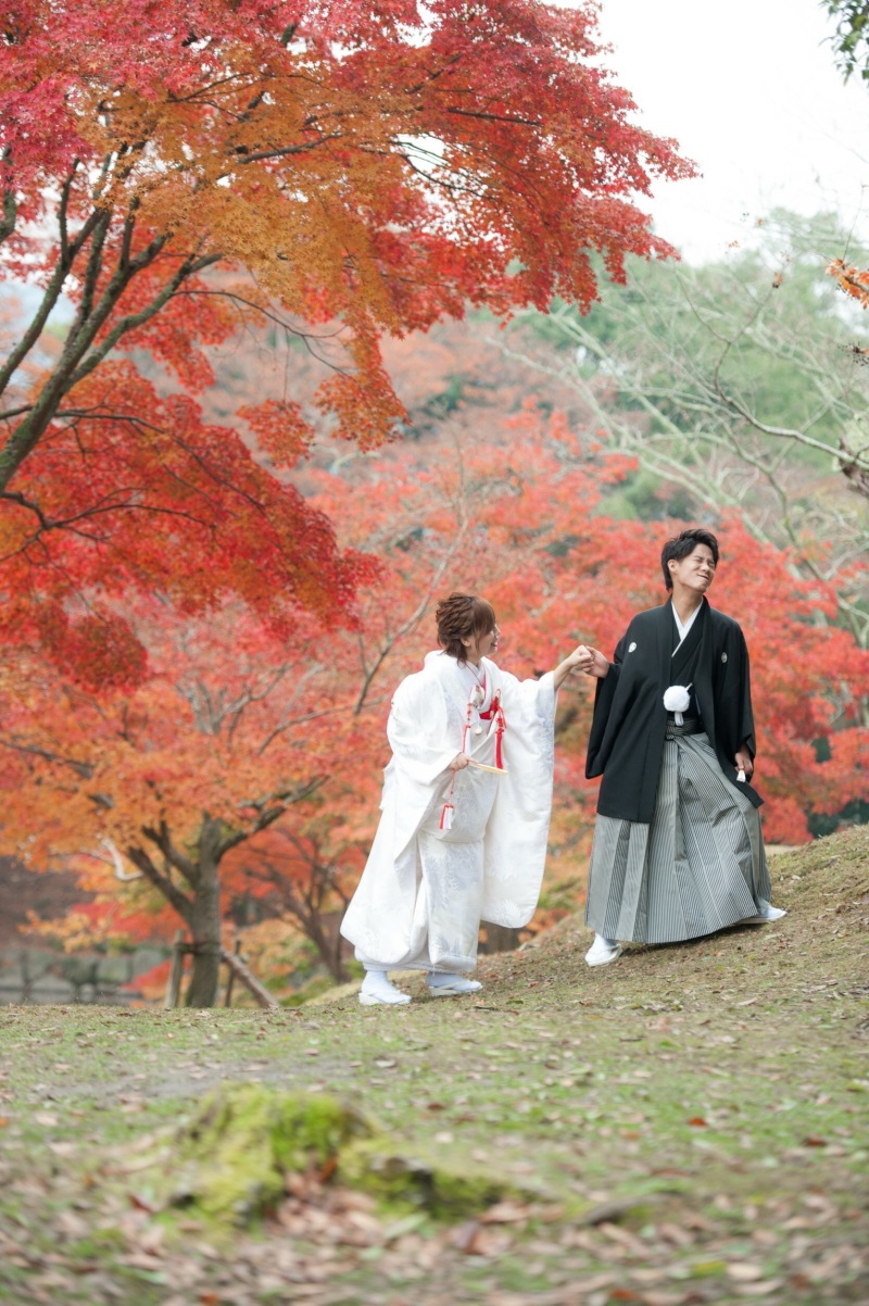 奈良公園でオフショット