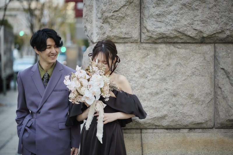 2ヶ所目は衣装チェンジで旧居留地