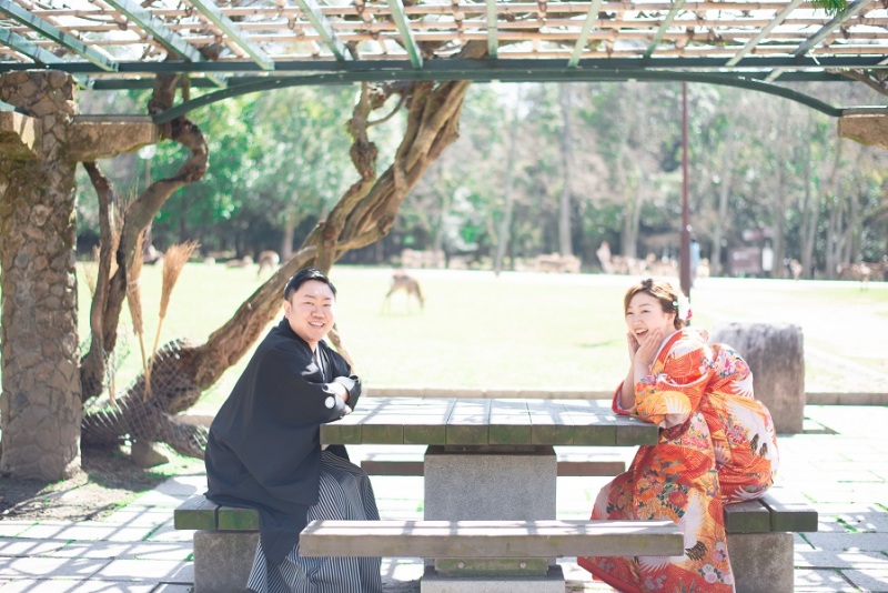 奈良で鹿と撮りたい！！♡