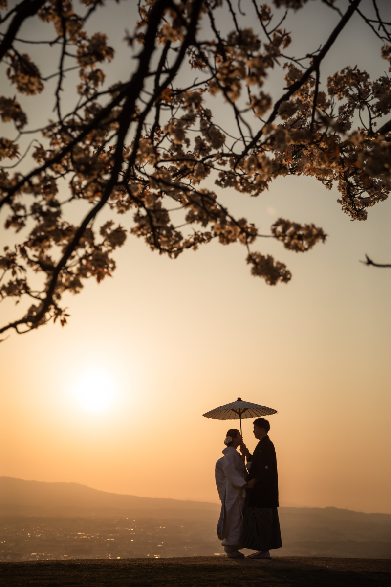 最後は夕日撮影