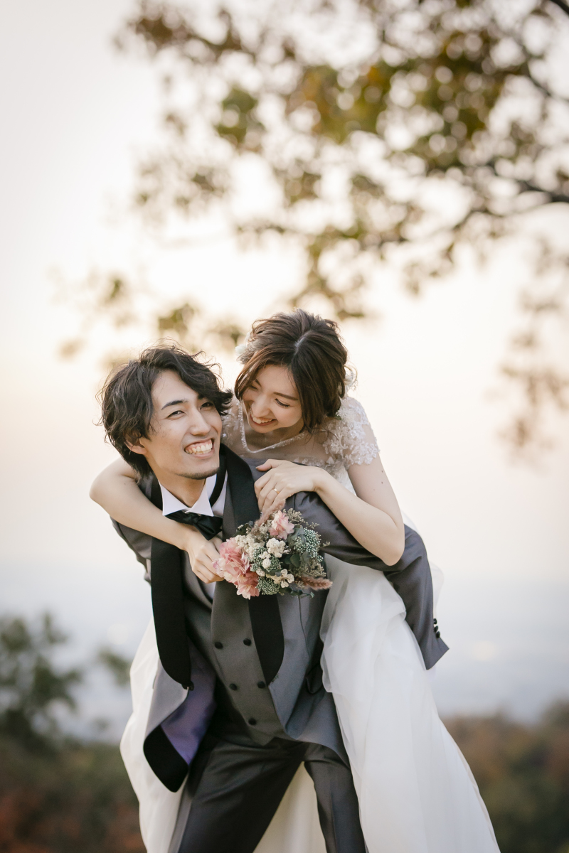 最後は仲良しおんぶスタイルで決まり！