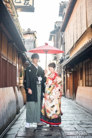 cheerful wedding_和装撮影　京都