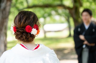 cheerful wedding_ヘアスタイル