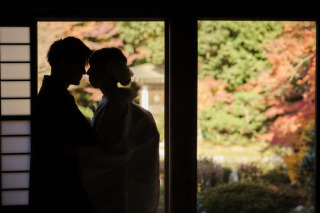 cheerful wedding_和装撮影　京都/毘沙門天堂