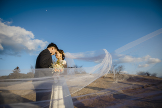 cheerful wedding_洋装撮影　若草山