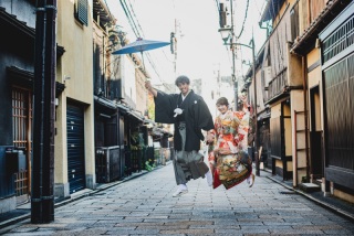 cheerful wedding_和装撮影　京都