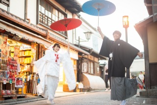 cheerful wedding_和装撮影　京都