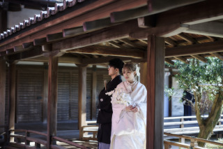 cheerful wedding_和装撮影　京都/毘沙門天堂