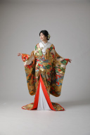 金 鶴に松 鴛鴦 /IU00386