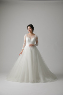 ロングスリーブバッスルトップスレース／WD00349