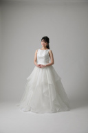 ボートネックバックあきSKハンカチーフカット/WD00360