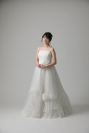 花リボン裾タックアップ/60877