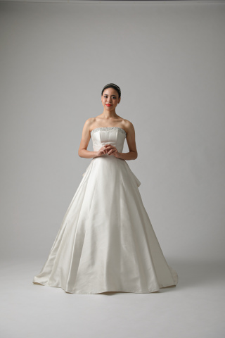 胸元パールタックウェスト/WD00234