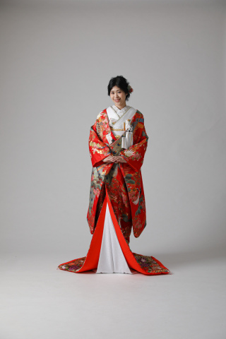 赤 鶴孔雀 花/ IU00297