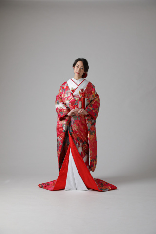 ピンク ゴールド波文 /IU15504