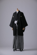 正絹黒×仙台平