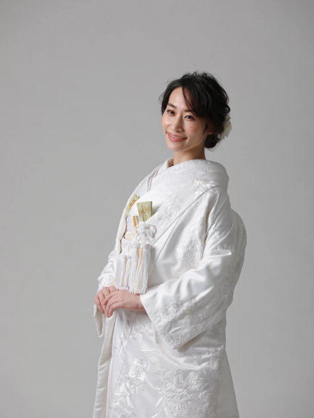 清水桜に牡丹菊/ WU00085