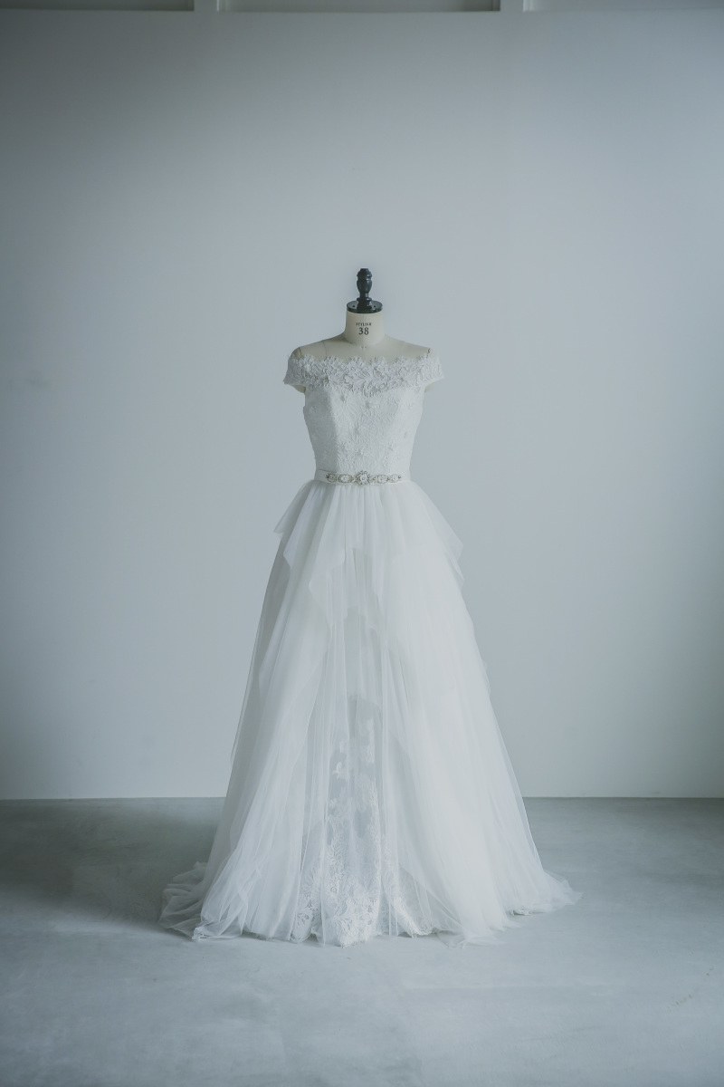 レースオフショル ミニシースルー 10 衣装 ドレス Studio Aqua 表参道渋谷店 東京都でフォトウェディング探すならphotorait