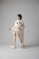 孔雀 正倉院文様 銀糸鳳凰/WU11003