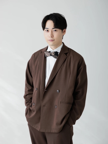 2ピースカジュアルタキシード/ブラウン
