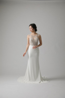 シースルー格子ビジューマーメイド/ WD00407