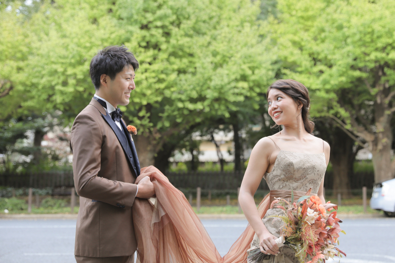 トレーンを持って