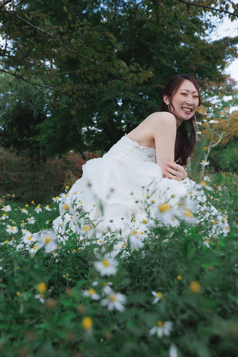 ご新婦様お一人で