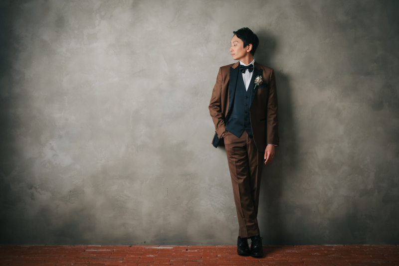 ご新郎様のソロ写真