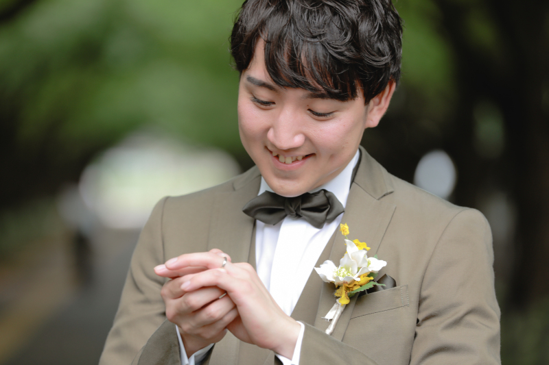もちろん新郎さんも!