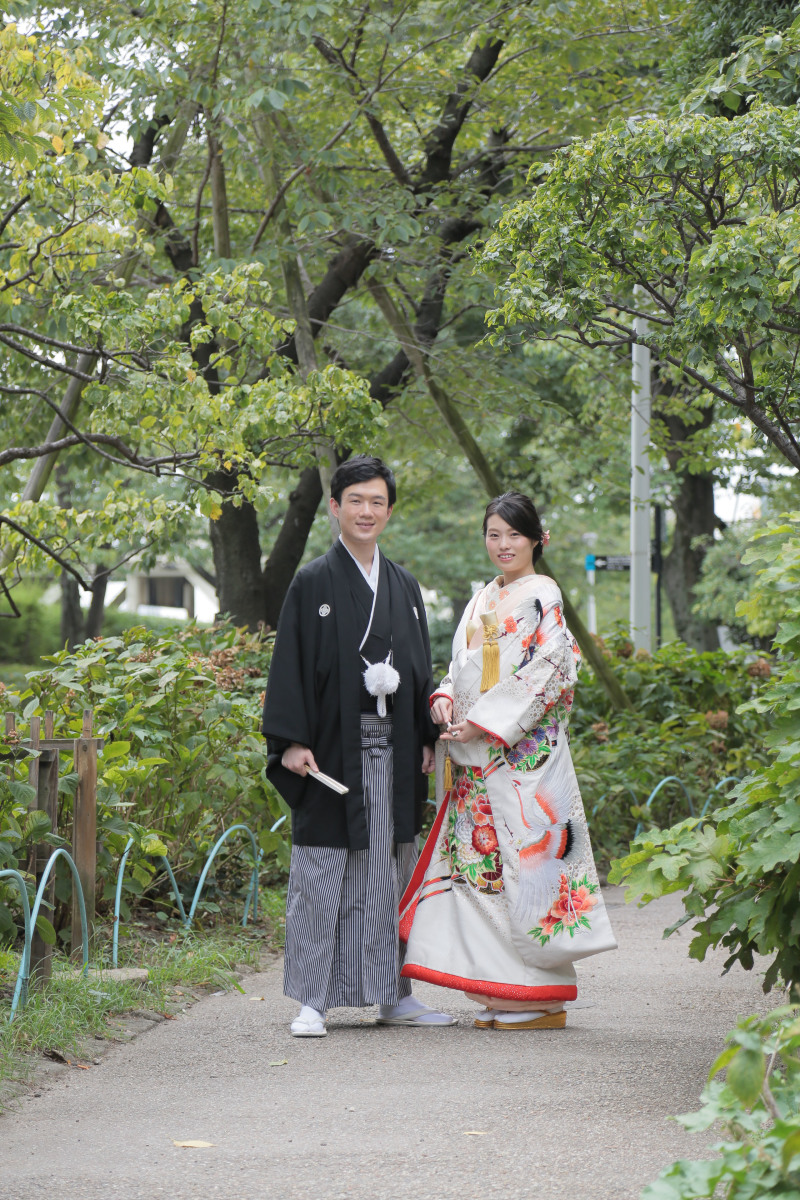 定番の基本の立ち姿で、、、