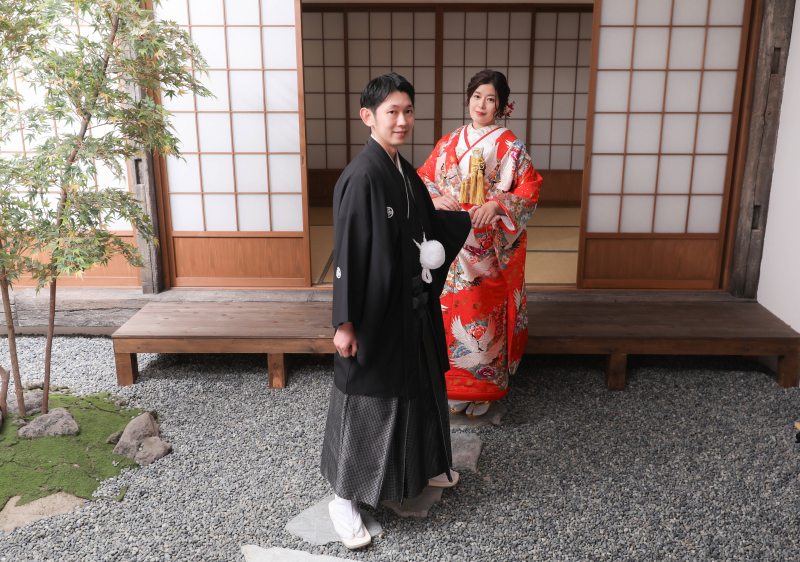 エスコートしながら