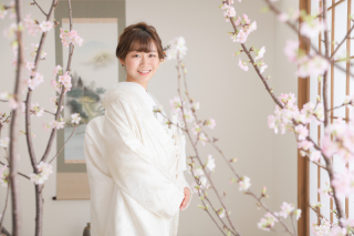 桜がスタジオに！！