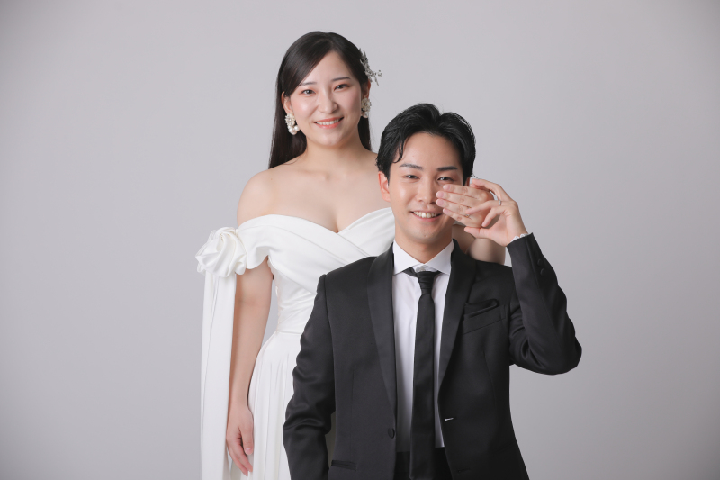 お二人ならではのポーズで