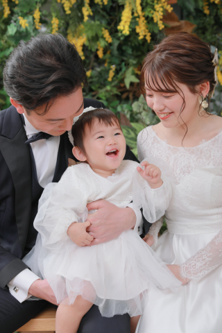 お子さんと一緒に撮影！洋装ハウススタジオ