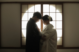 屋内庭園にて和装撮影のご紹介！