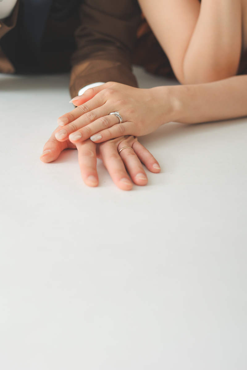 手元のカットも。